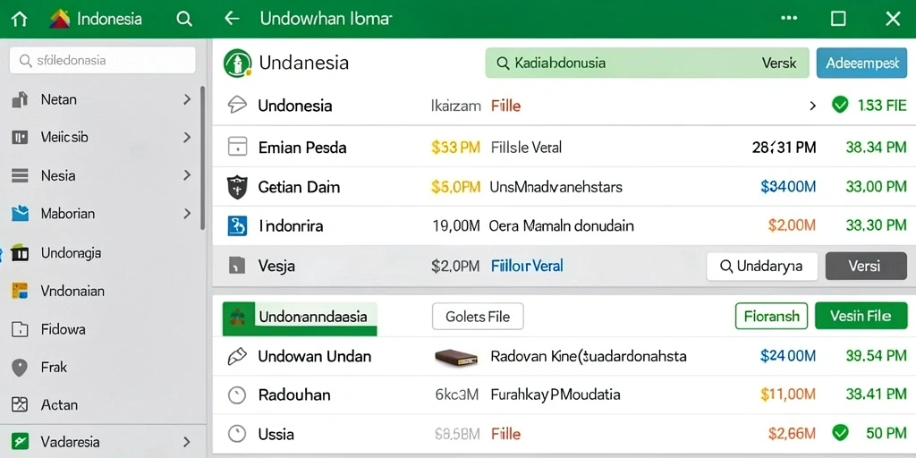 Screenshot menampilkan antarmuka pengguna yang intuitif.
