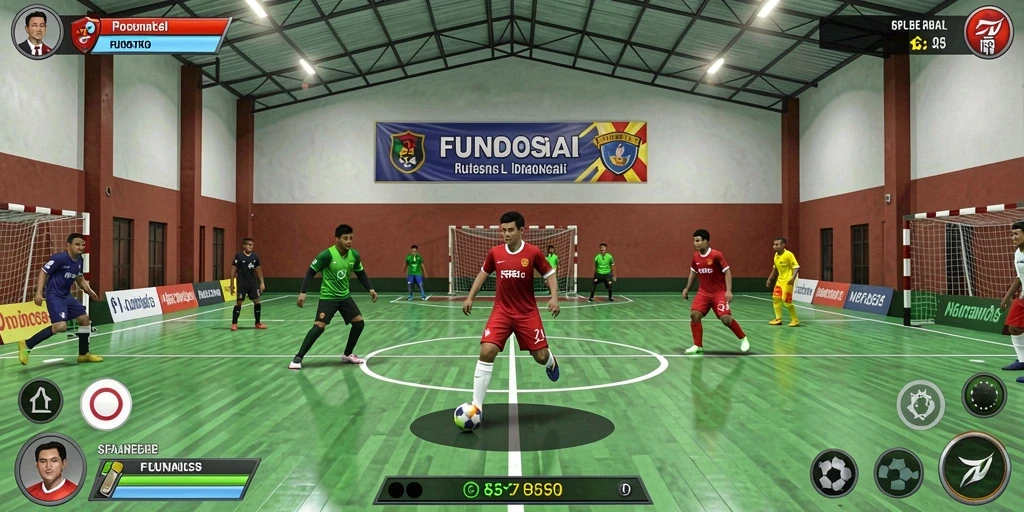 Tampilan antarmuka permainan yang menarik.