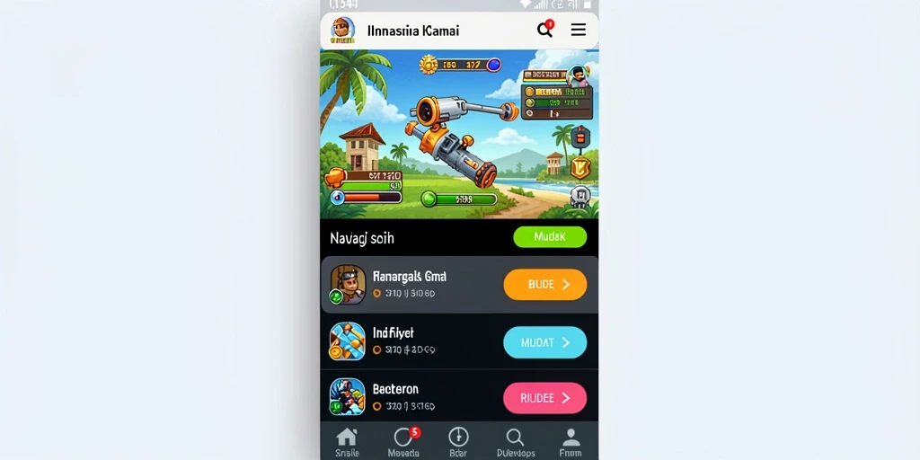 Tampilan antarmuka yang modern dan menarik.