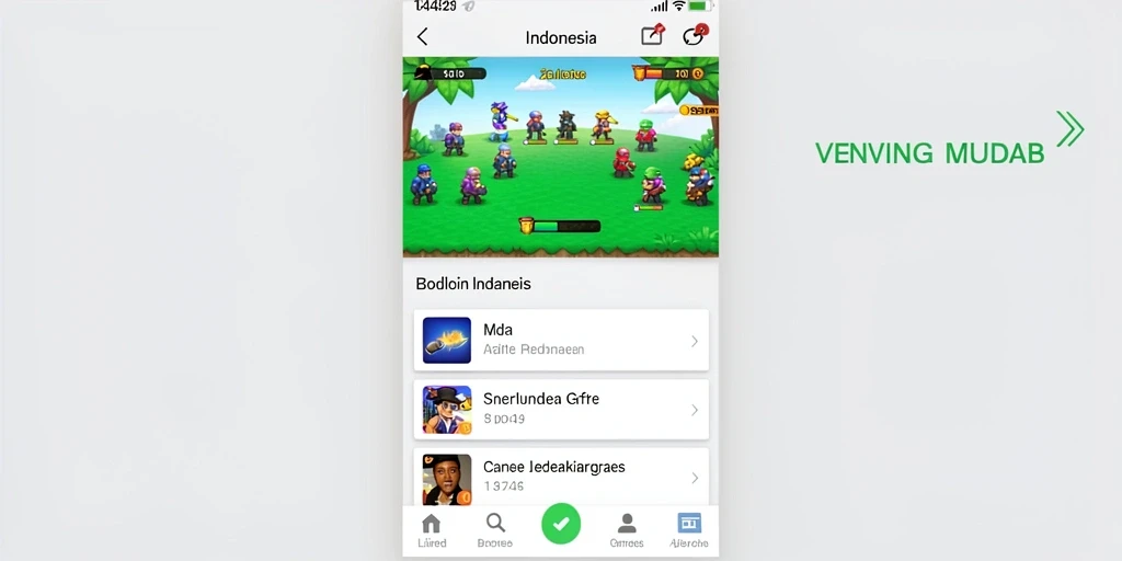 Tampilan awal aplikasi LUCKYDF yang menarik.