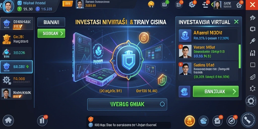 Tampilan awal permainan yang menarik dan mudah dipahami.
