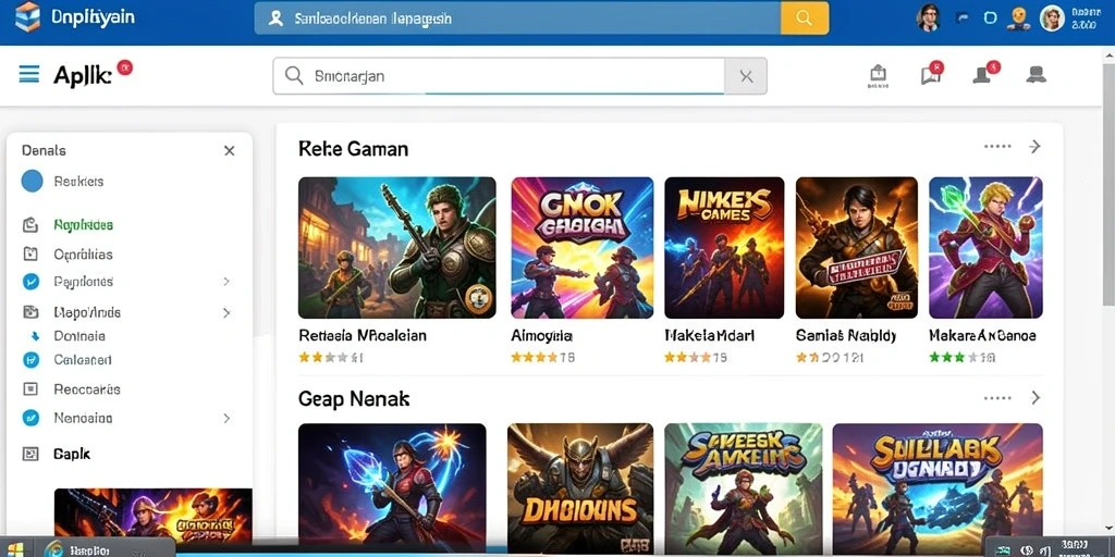 Tampilan antarmuka yang menarik dan mudah digunakan.