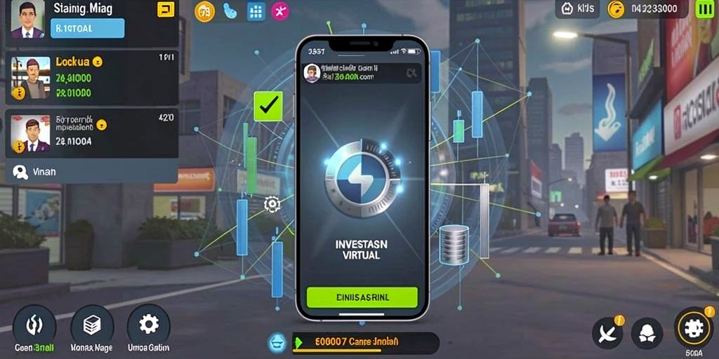 Tangkapan layar menampilkan grafik yang memukau.