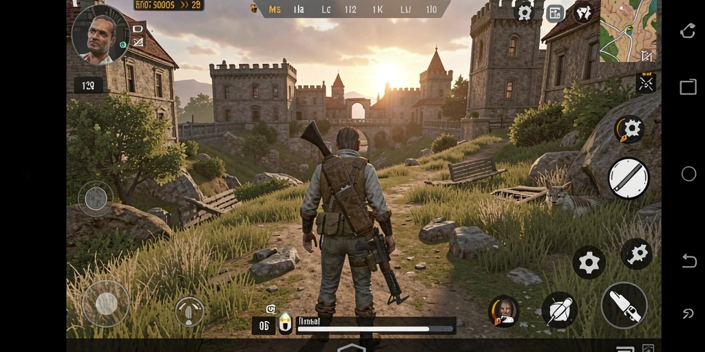 Screenshot menunjukkan grafis slot yang colorful dan menarik.
