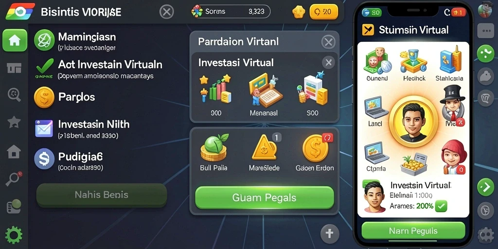 Tampilan grafis yang memukau di level pertama.