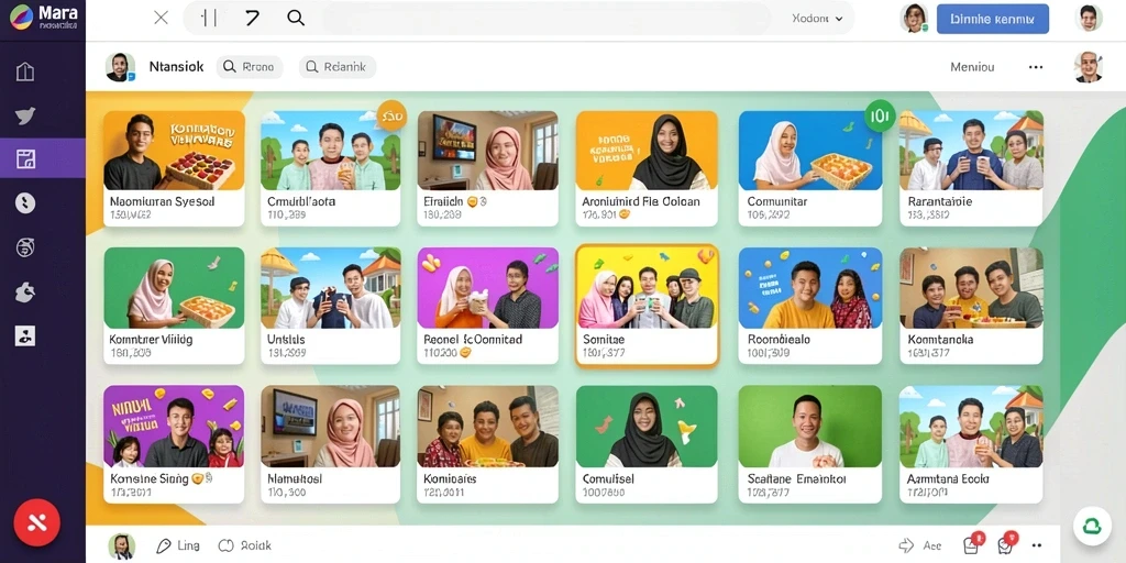 Tampilan antarmuka yang sederhana dan menarik.